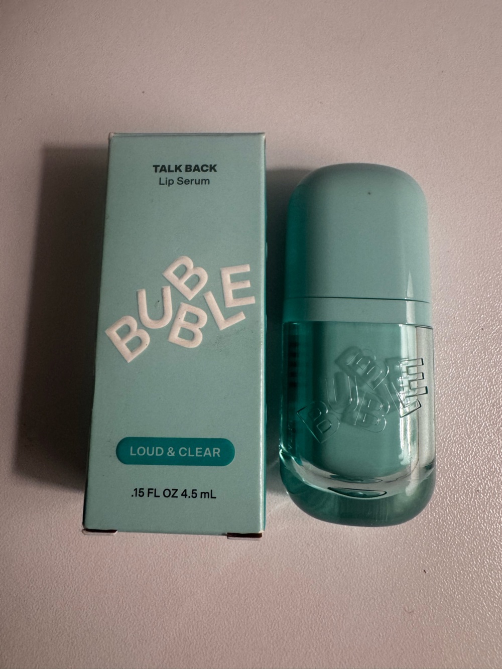 Bubble Talk Back Lip Serum - Loud & Clear Teal